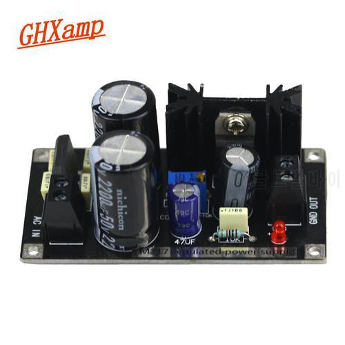 Ghxamp LM317 Adjustable Regulator Power Supply Board Linear Regulator With Rectifier Filter AC5V-20V IN ,DC1.25V-30V Out