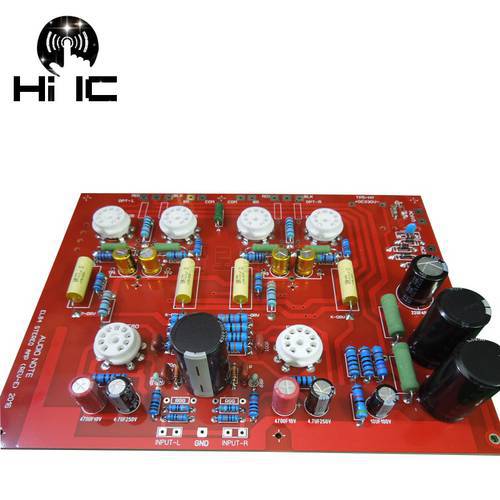 Latest HiFi Hi-End Stereo Push-Pull EL84 Vaccum Tube Amplifier PCB DIY Kit Ref Audio Note PP Board
