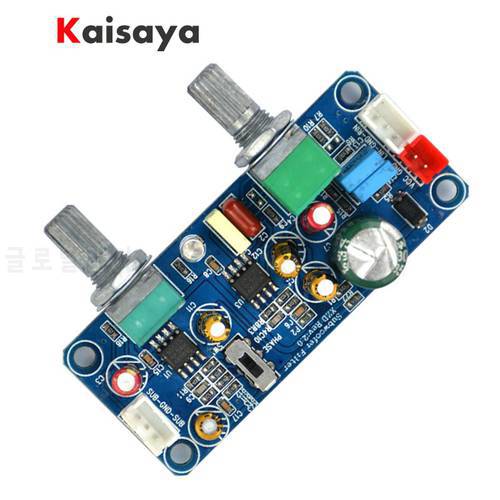New DC 9-32V Single Power Low Pass Filter Bass Subwoofer Pre-AMP hifi Amplifier Board A7-011