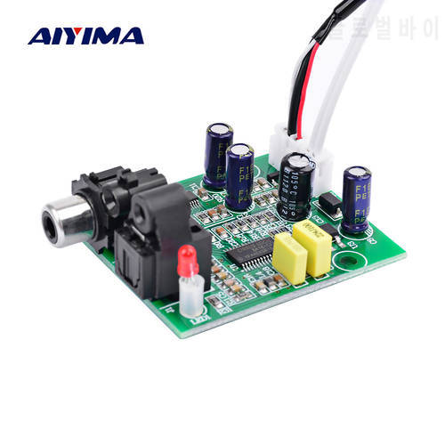 AIYIMA Digital Audio Decoder DAC 24 Bit 192K Optical Fiber Coaxial Decoder Signal Input Stereo Output Decod For Sound Amplifier