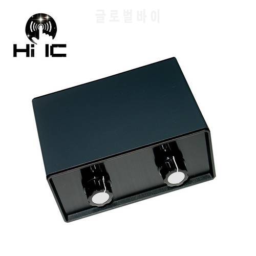 4 Input 1 Output Passive Audio Signal Switcher Switch Selector Box Sound HiFi Audio Signal Splitter With Volume Control