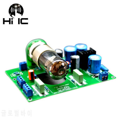 Lastest 6N8P(6H8C 6SN7) Vacuum Valve Tube Pre-Amplifier Stereo HiFi Preamp Board Free Shipping