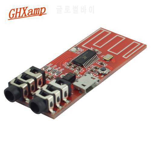 New USB Stereo Bluetooth-compatible Receiver +Transmitter Module Headset Amplifier Board DIY 3.7V Lithium Battery