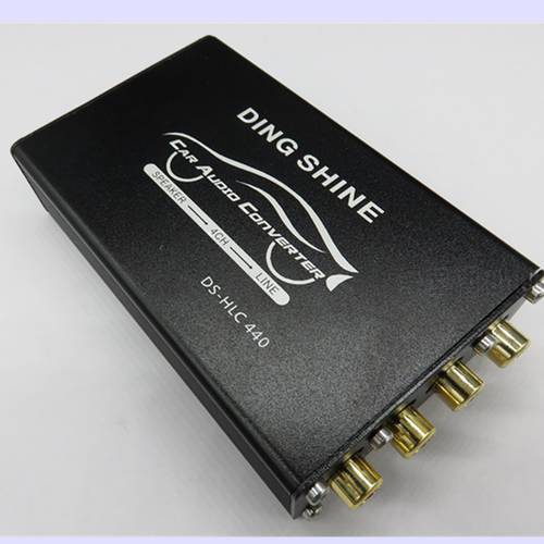 DS-HLC440 NE5532 Four into four out HIFI Car stereo audio amplifier Modified High turn down converter