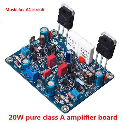 Music fax A1 circuit 20W ON 5551/5401 + 2SA1941 / 2SC5198 pure class A power amplifier board