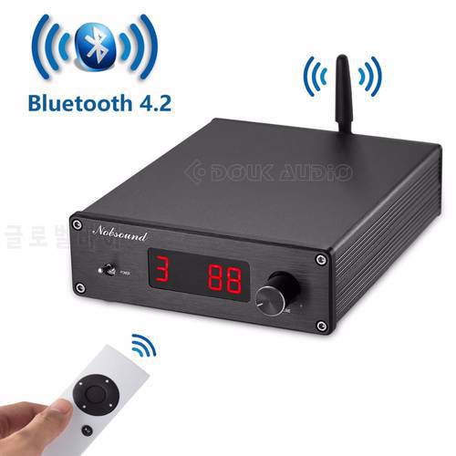 Douk Audio HiFi 3-Way Bluetooth 5.0 Stereo Audio Preamp with PGA2310 Volume Control Wireless Receiver