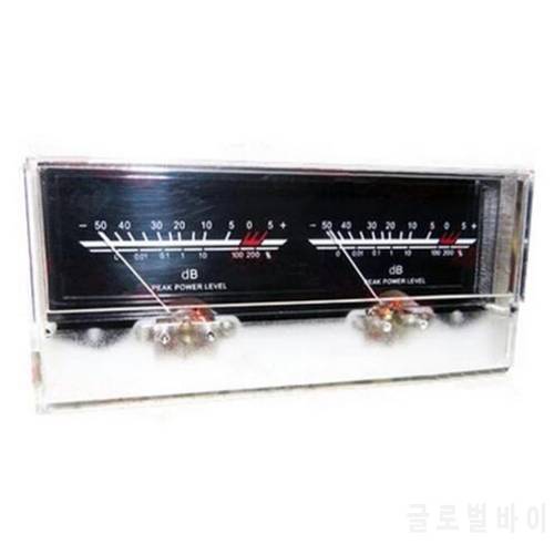 NEW 6.3 Double Pointer Power Amplifier VU Meter DB level Audio Power Meter with Backlight and Voltage