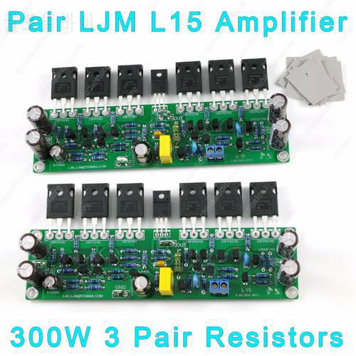 LJM Pair 300W Assembled L15 Amplifier Audio Amplifier DIY IRFP240 IRFP9240 MOSFET Power Amplifier