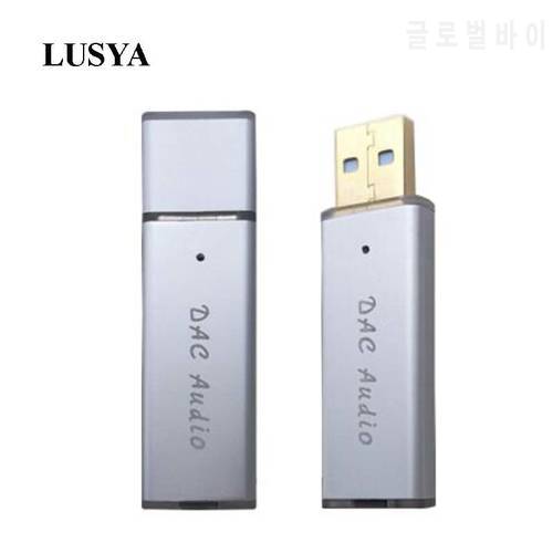 Lusya SA9023A + ES9018K2M USB Portable DAC HIFI External Audio Card Decoder For Computer Android D3-002