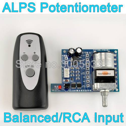 ALPS Remote Control Volume Motorized Potentiometer For Preamp Power Amplifier Headphone Amp Audio DIY,JAPAN ALPS POT, AC-DC-9V