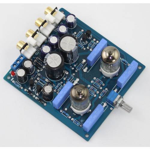 Preamp Tube HIFI Audio Amplifier Board AC12V-0-AC12V 15W Module 6J1 Vacuum Tube