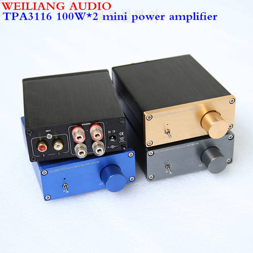 WEILIANG AUDIO TPA3116 2.0 class D mini digital power amplifier maximum output power 100W*2