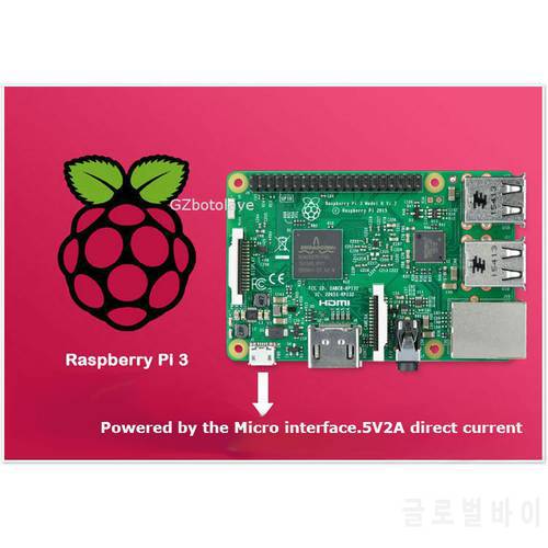 Free ship TeraDak raspberry A/A+/B/B+/3 generation Raspberry PI3 linear power