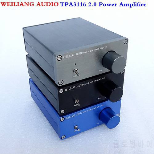 WEILIANG AUDIO TPA3116 2.0 class D mini digital power amplifier maximum output power 50W*2