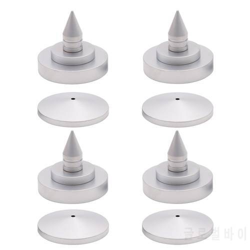 35*35mm Machined Brass Speaker Isolation Spikes Hifi Audio Turntable DAC AMP CD Player Vibration Stand Feet Pad Cone Pack of 4