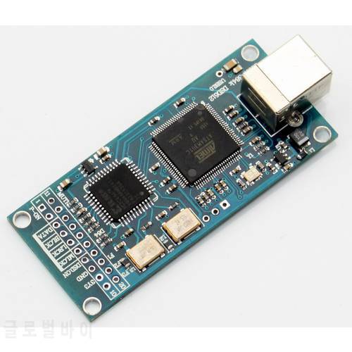 ATSAM3U1C XC2C64A Combo384 USB to I2S Digital Interface Refer to Amanero USB IIS Support DSD512 32bit 384K I2S Output for Audio