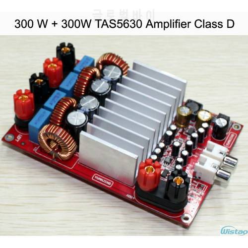 IWISTAO 300W+300W TAS5630 Amplifier Board Stereo Audio Class D Digital OPA1632 Preamp PCBA HIFI DIY