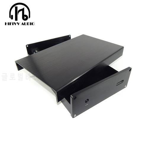 Full aluminium chassis Shell for DAC AK4399 small amplifier chassis case 1907 (external size: W194mm H70mm D291mm )