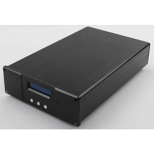 Full Aluminum ES9018 DAC Enclosure Amplifier Case Chassis/ Audio Decoder BOX black