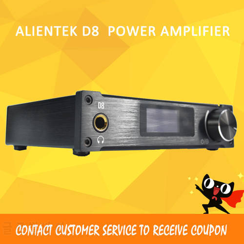 Alientek D8 Full Digital Power Class D Amplifier USB DAC Audio Headphone Amplifier input XMOS XU208 Coaxial Optics AUX 80W