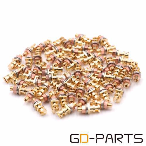 Gold Plated Machined Brass Turrets Terminal Lug Posts for Hifi Turret Board Tag Board Terminal Board Vintage Tube Guitar AMP DIY