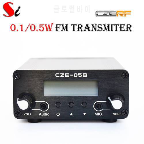 CZE-05B 0.1W/ 0.5W FM transmitter stereo pll radio broadcast