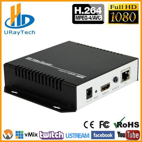 HEVC MPEG4 HDMI to IP Live Streaming Video Encoder H.264 RTMP Encoder HDMI Encoder IPTV H.265 with HLS HTTP RTSP UDP RTMPS SRT