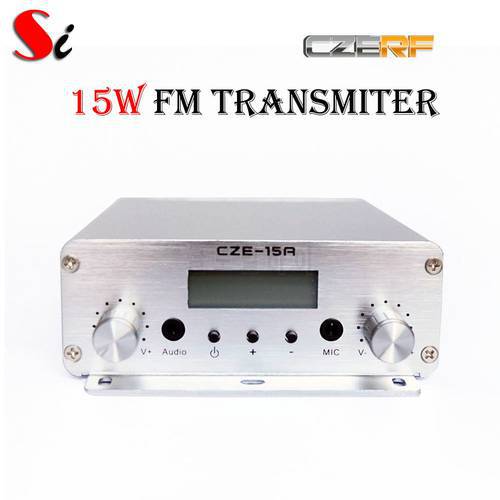 CZE-15A 15W stereo PLL FM transmitter broadcast radio station
