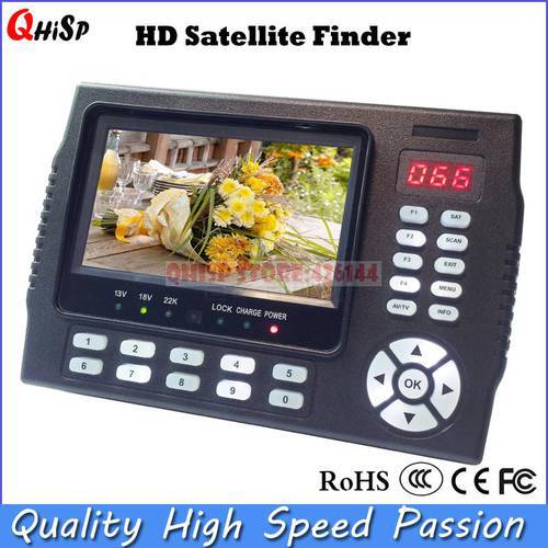 TV Receiver sat meter 4.3 Inch Portable Multifunctional HD Satellite Finder Monitor dvb s2 mpge 4