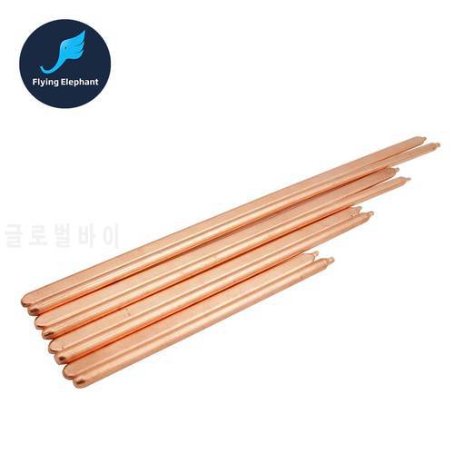 Pure Copper Tube Tubing For Computer Laptop Cooling Notebook Heat Pipe Flat or Round 100mm-400mm Optional