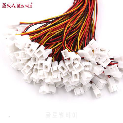 Hot Sale 3pin 2in 1 wire Female to 2 Male terminal Y Cable Splitter Extension Cable for fan cooling CPU GPU COOLER