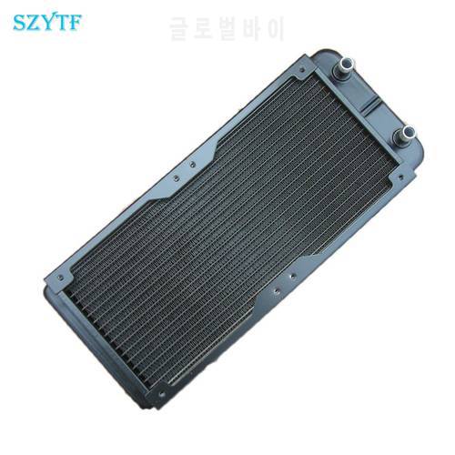 240mm 18/10 Tube Straight G1/4 Thread Water Cooling Radiator Heat Exchanger Computer PC Water Cooler System CPU Heat Sink