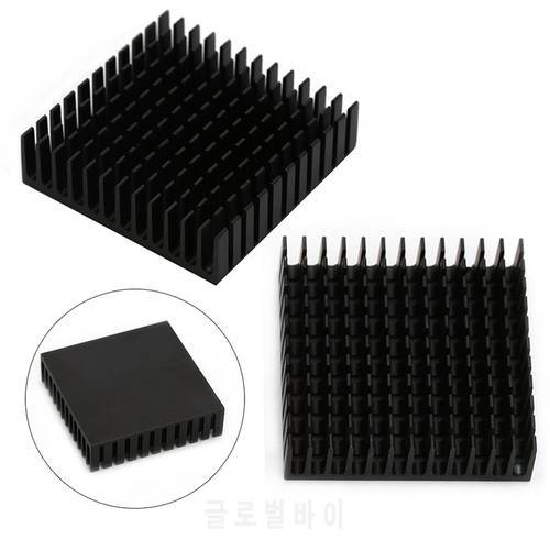 2Pcs Cooling Radiator Aluminum Heatsink Extruded Profile Heat Dissipation for Computer PC Chipset Power IC Power Electric device