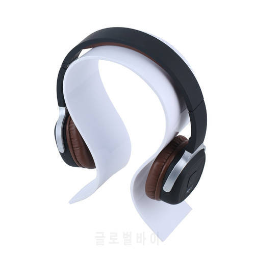 Headphone Headset Earphone Stand Display Holder Hanger (White)