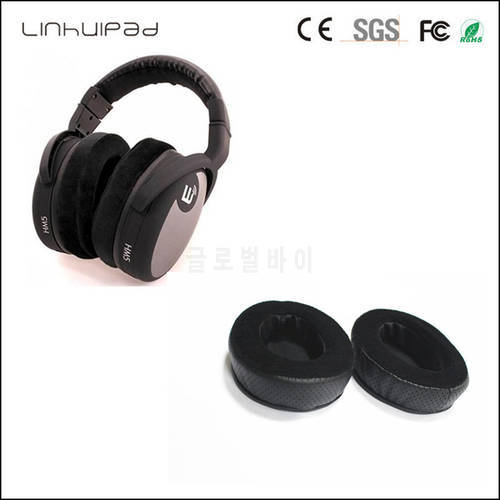 Linhuipad 1pairs Replacement Memory Foam Earpads leather ear cushion Suitable For Brainwavz HM5 Many Other Large Over Headphones