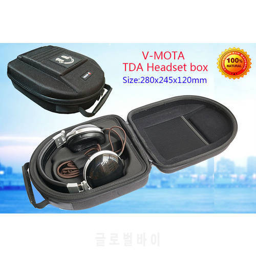 V-MOTA TDA headset Carry Case Boxs For DENON AH-D7100 AH-D7000 AH-D600 AH-D5000 AH-D2000 AH-NCW500 AH-D501 Headphones(suitcase)
