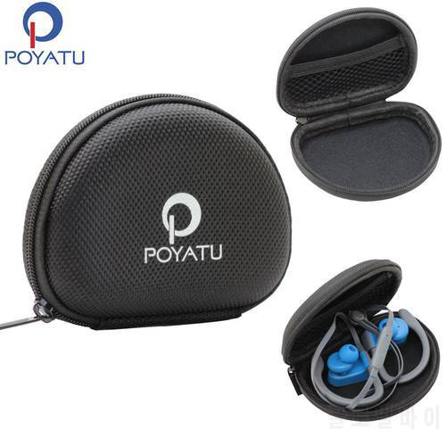 POYATU Portable Earphone Bag Storage For Beats Tour Tour2 Urbeats 2.0 Ibeats HeartBeats Earphone Accessories Hard Case Zipper
