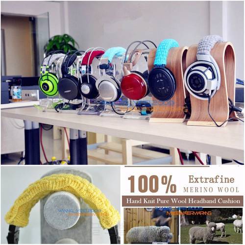 ExtraFine Wool Headband Cushion Pads For Sennheiser PXC 550 450 480 HD 461i HD 4.40 Headset On Ear Headphone Top Head Band Pads