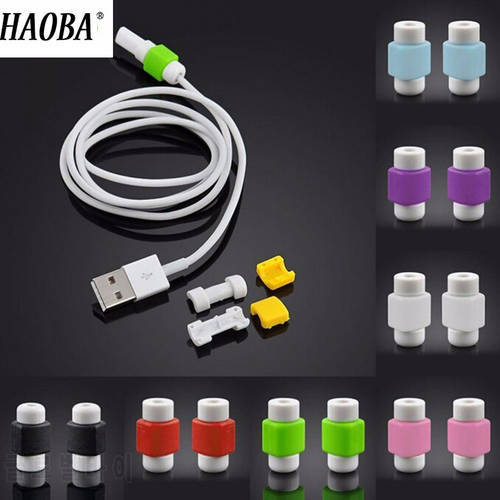 5Pcs/lot Headphone USB Data Line Protection Case Coil Protective Cover For Charging Cable Phone Winder Earphone Accessories
