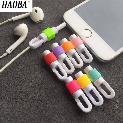 5pcs Earphone Cable Protector For iphone headphone Wire organizer Earpods Cord Protector Protective Case Winder Cover