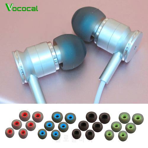 Vococal 3Pairs Soft Silicone Earbuds Eartip Cup Accessories Replacement Parts Headphone Headset Earphone Earpieces Ear Bud Tip