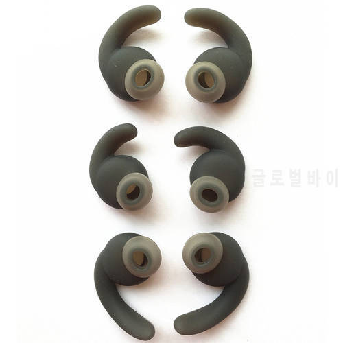 3 Pairs (L/M/S) Replacement Silicone Ear Tip Earbud For JBL Synchros Reflect BT Mini BT In-Ear Sports Bluetooth Headphones