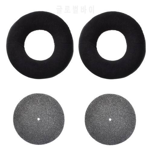 1 Pair Black Color Velvet Replacement Earpad Ear Pad Cushion for AKG K 240 Studio Headphones
