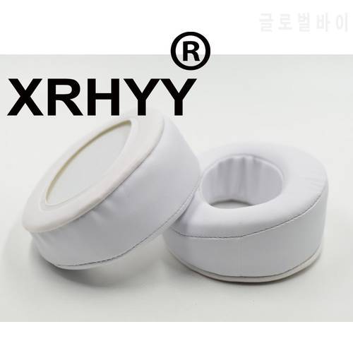 XRHYY White Replacement Cushion Earpads Ear Pads Cup Cover For Brainwavz HM5 HM 5 Headphones