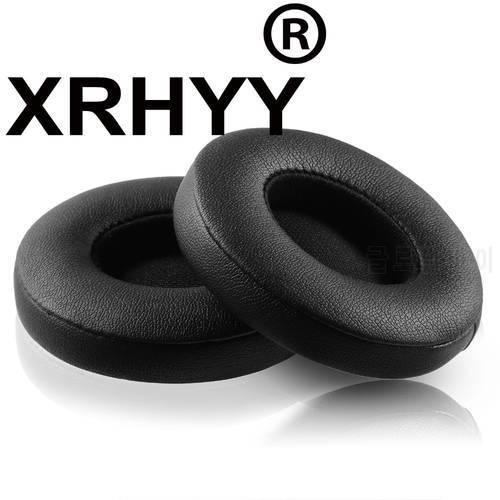 XRHYY Black Replacement Earpads Cushion Pad For Beats Solo 2.0 / 3.0 Wireless On Ear Headphones