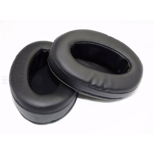 Black Replacement Ear Pads Pillow Foam Earpads Cushions Cover Cups Repair Parts for Brainwavz HM5 HM 5 Headset Headphones