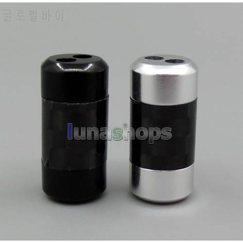 S Size Aluminium Alloy + Carbon Super Light Earphone Cable Splitter Adapter Plug For DIY Custom Cable LN005516