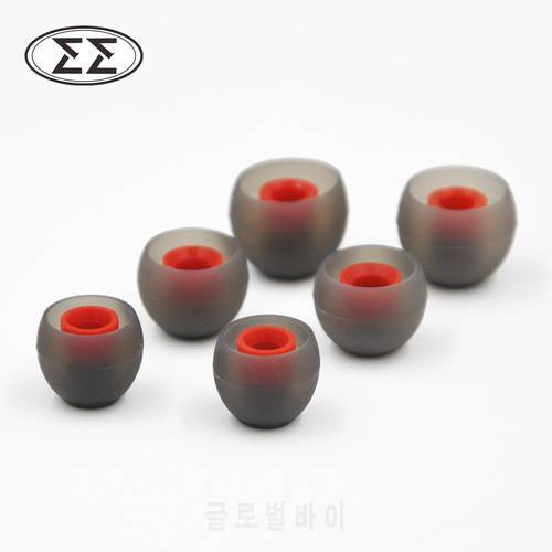 New Arrived 3 Pairs(6pcs) L M S In Ear Tips Earbuds Headphone Silicone Eartips/Ear Sleeve/Ear Tips/Earbuds For KZ Earphone