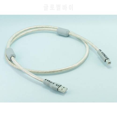 ZY HiFi Audiophile USB 2.0 A-B Device 1M (3.4FT) DAC Cable