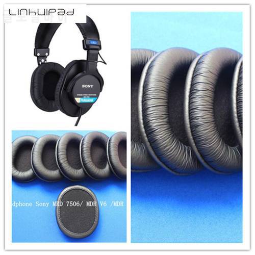 Linhuipad Replacement Ear pads Durable Ear Cushion Earpads For Sony MDR-7506 MDR V6 MDR CD900ST headphones 1 pair/lot